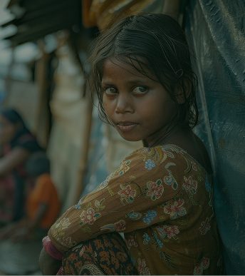 Child from a community supported by the foundation